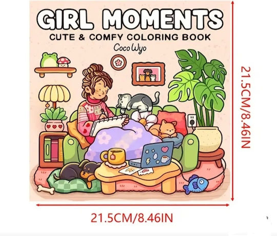 Colouring Book Girl Moments 2349-675