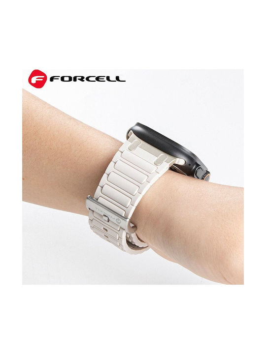 Forcell Armband Weiß (Apple Watch 38/40/41 mm, Apple) Forcell Armband Weiß (Apple Watch 38/40/41 mm, Apple)
