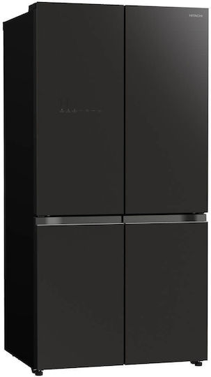 Hitachi Side-by-Side Refrigerator 569lt Total NoFrost H184xW90xD72cm Black R-WB640VRU0-1 GMG