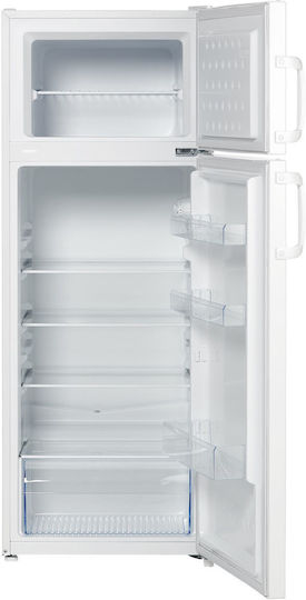 Winstar Kühlschrank mit Doppeltür 211Es H143xB54.5xT56.6cm. Weiß MRF 217