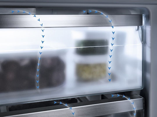 Miele Εντοιχιζόμενος Ψυγειοκαταψύκτης 244lt NoFrost Υ177xΠ55.9xΒ54.6εκ. Λευκός Gala Ed