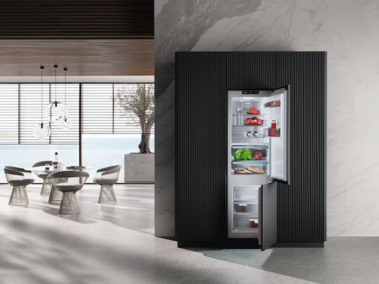 Miele Εντοιχιζόμενος Ψυγειοκαταψύκτης 244lt NoFrost Υ177xΠ55.9xΒ54.6εκ. Λευκός Gala Ed
