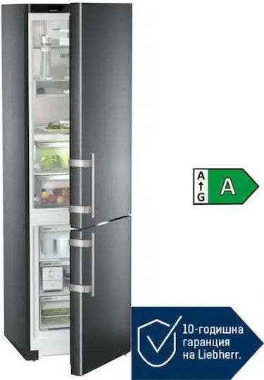 Liebherr Fridge-Freezer 362lt NoFrost H201.5xW59.7xD67.5cm Black Prime