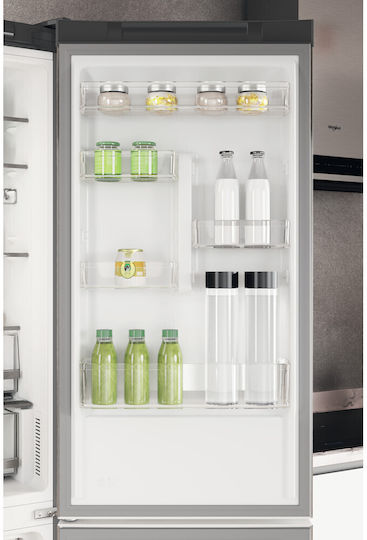 Whirlpool Combină frigorifică 367lt Total NoFrost Î202.7xL59.6xA67.8cm. Inox W7X 92O OX H