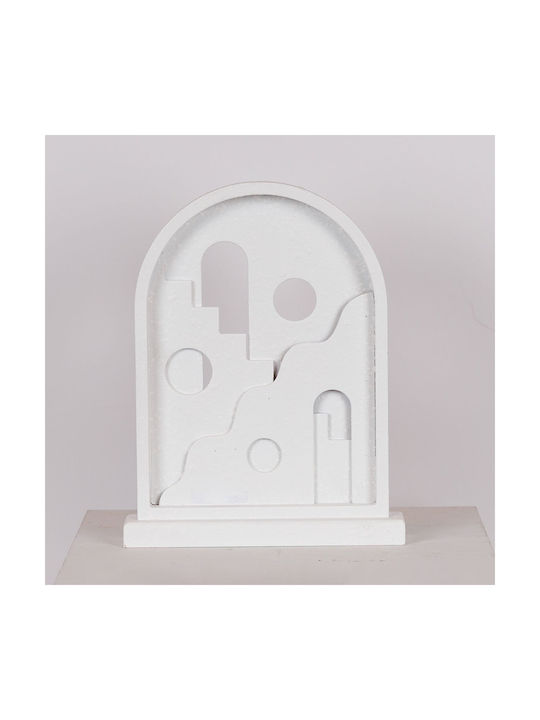 Set of Decorative Figures made of Wood 26x4.5x20cm 2pcs