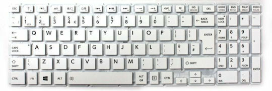 Laptop Keyboard Toshiba Satellite L755 C650 C650d C655 C655d L650 L650d L655 L655d L670 L670d L675 L675d Pro C650 C655 C660 C665 L650 L655 L670 UK White Code 40010ukwhite