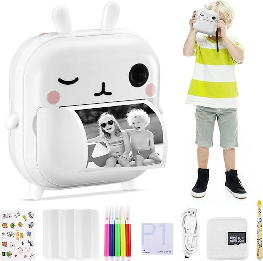 M2 Kinderkamera mit Thermodruck Weiß