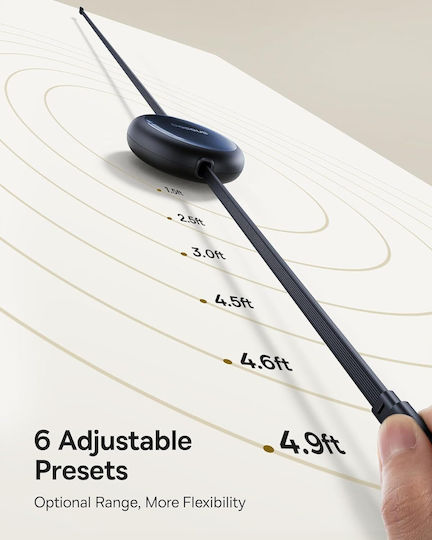 Baseus Charging Extensibil USB 2.0 Cablu USB-C bărbătesc - USB-C 100W Negru 1m (P10370900123-00)