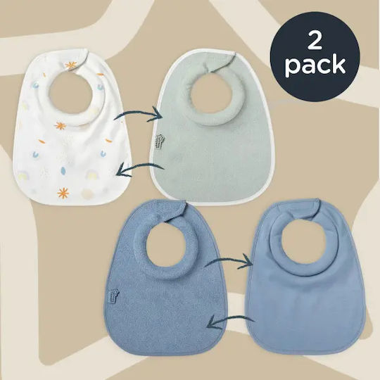 Tommee Tippee Σαλιάρα Υφασμάτινη Πράσινη για 0 m+ 2τμχ