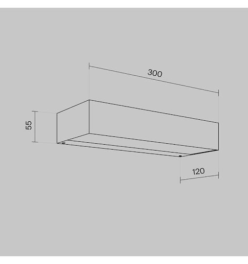 Maytoni Wandmontierte Außen-Deckenleuchte LED IP65 20W