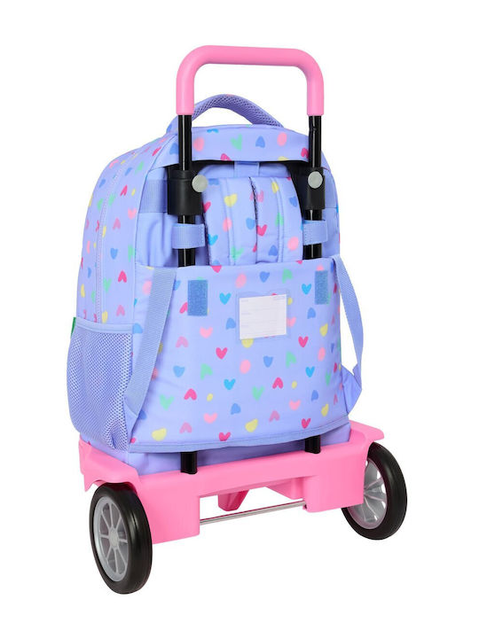 Benetton Bag Trolley Lilac Benetton Bag Trolley Lilac