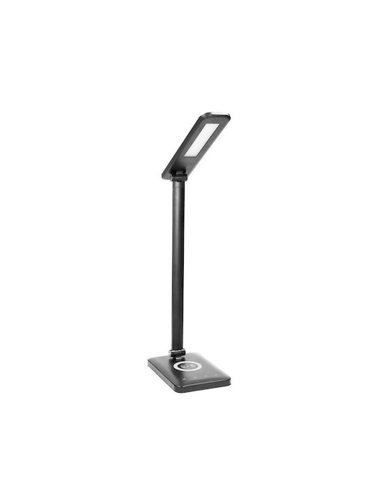 Virone LED Φωτιστικό Γραφείου Αναδιπλούμενο σε Μαύρο Χρώμα