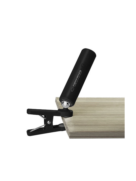 Esperanza Wiederaufladbar LED Schreibtischlampe in Schwarz Farbe