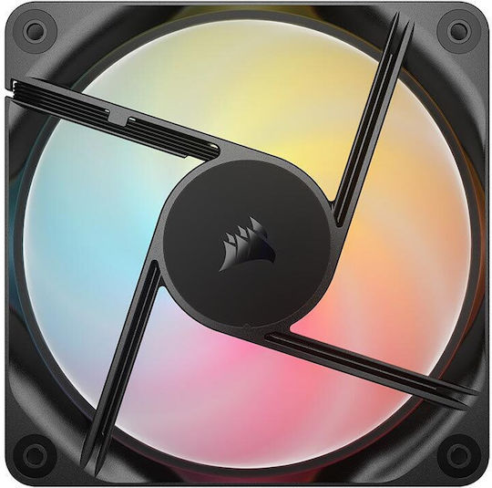 Corsair RS120 Reverse Blade Case Fan 2100rpm 72.8cfm with ARGB Lighting and 4-Pin PWM Connection 3pcs
