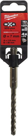 Milwaukee Diamantbohrer mit SDS Plus Schaft für Gemäuer 7x215mm