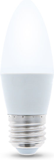 Forever Light Λάμπα LED 3W για Ντουί E27 και Σχήμα C37 Φυσικό Λευκό 245lm