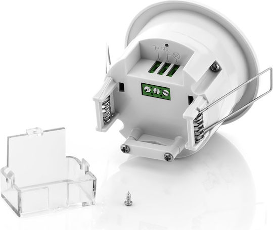 Adeleq Verkabelter Bewegungssensor Infrarot 360° Reichweite 6m