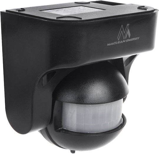 Maclean Energy Wired Infrared Motion Sensor 180° Detection Angle Scope 12m