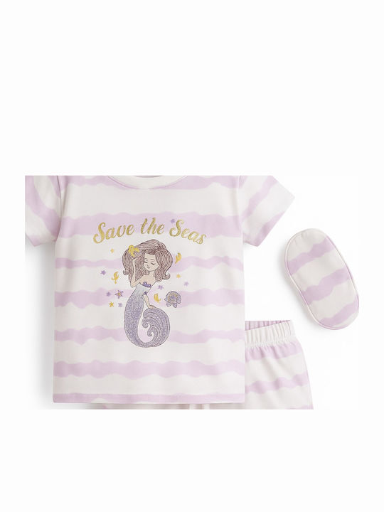 Evita Pijama pentru copii De vară Lila Save The Seas