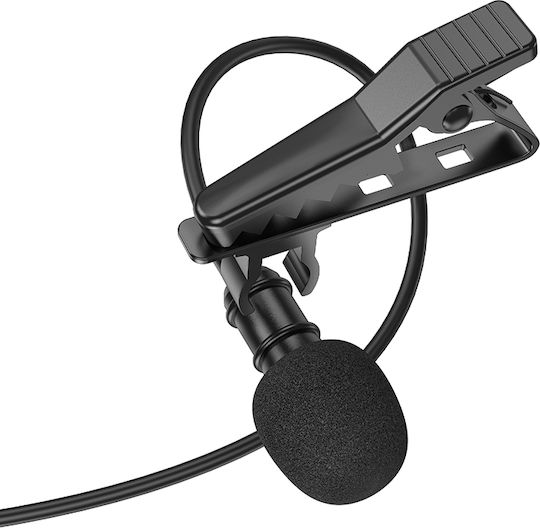 Borofone BFK11 Elegant Microphone 3.5mm Πέτου, Clip On for Vocals