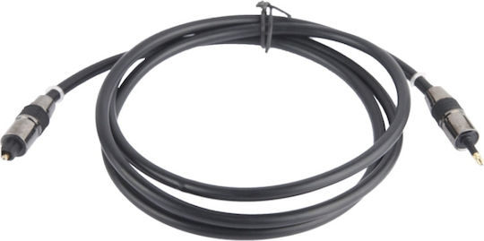Toslink Optisches Audiokabel TOS männlich - TOS männlich Schwarz 1m (S-PC-4107)