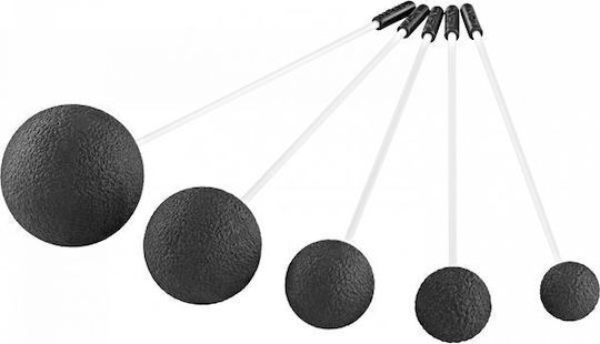 Meinl Πλαστικός Κόπανος Gong Resonant Mallet σε Μαύρο Χρώμα Set of 5