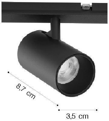 Inlight Commercial Linear LED Ceiling Light 7W Warm White L3.5xY8.7cm