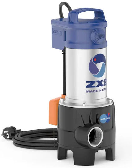 Pedrollo ZXm 2/30 GM Monofazică Pompă Ape reziduale / canalizare 0.75hp 48SDZX230A1SJR
