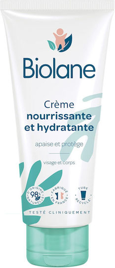Biolane Nourishing and Moisturizing Cream Creme für Feuchtigkeit 100ml