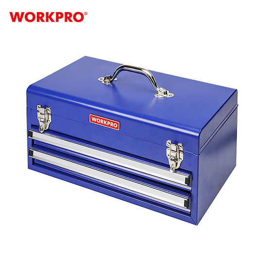 WorkPro Metallic Tool Carrier with Toolbox W46xD24xH22cm