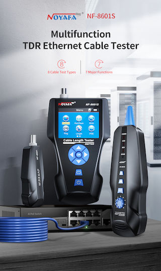 XtendLan Tester Καλωδίων Δικτύου USB / BNC Ψηφιακό