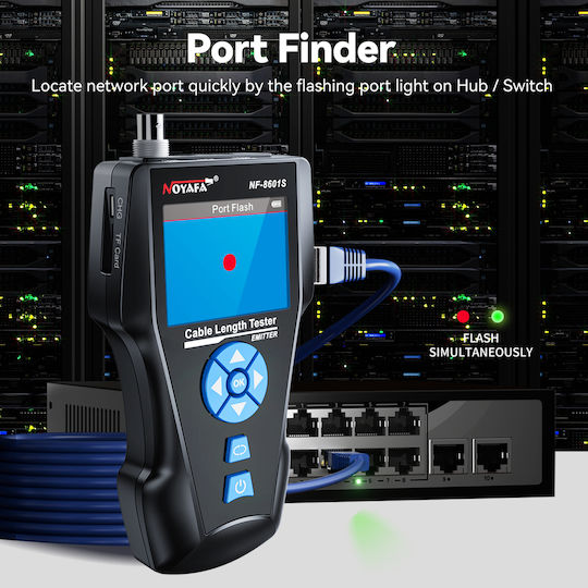XtendLan Tester Καλωδίων Δικτύου USB / BNC Ψηφιακό