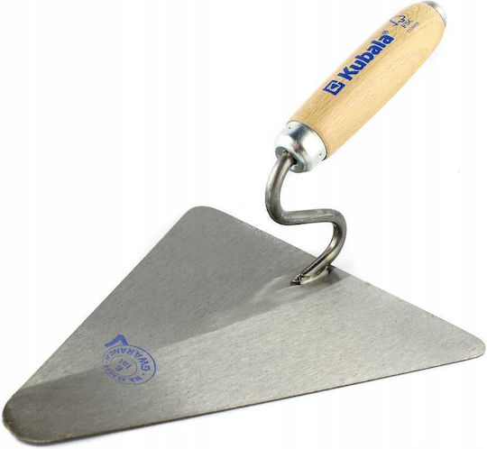 Kubala Trowel Metallicό 140x45mm with Wooden Handle 805