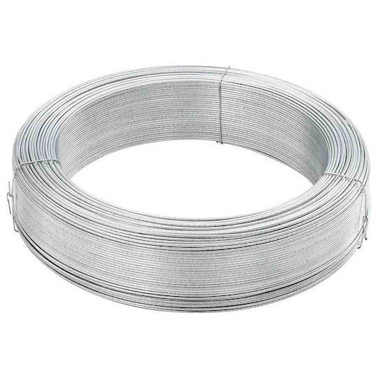 vidaXL Sârmă pentru Împrejmuire Grădină 250m Galvanizat 1buc Silver