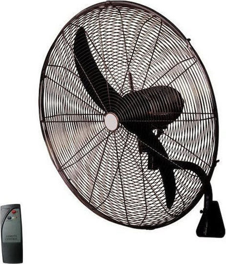 Eurolamp 147-29043 Ventilator industrial Montat pe perete 180W cu diametrul de 71cm cu control la distanță