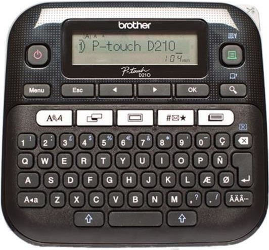 Brother Ptd210yj1 Ptd210 P-touch Desktop Label Printer Tze Tapes 3.5 To 12 Mm