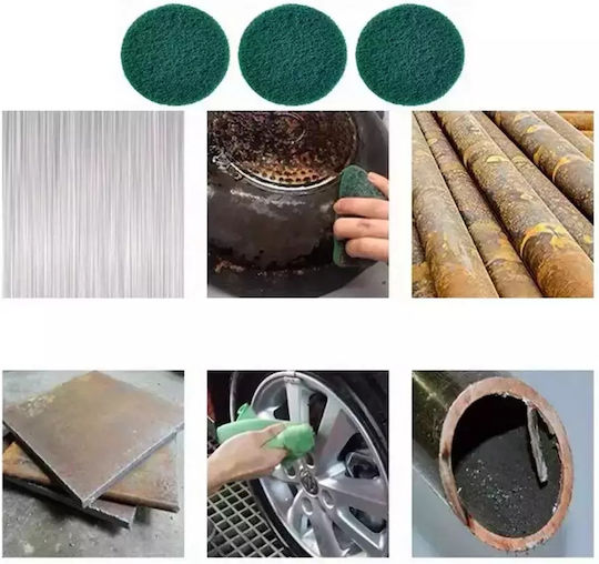 Set Cleaning Polishing Sponges Brushes Drill Screwdriver 23 Pieces Aria Trade