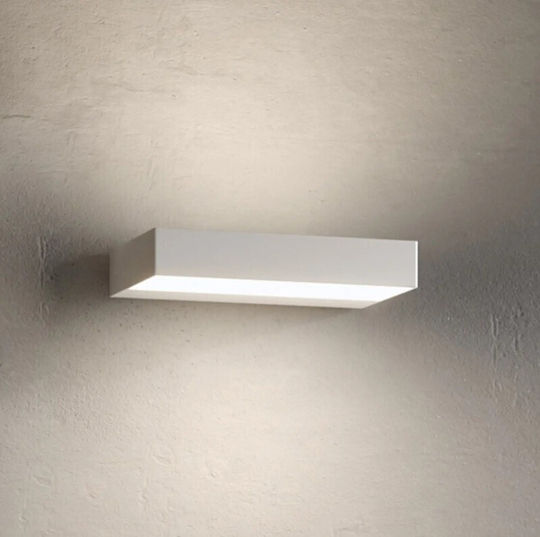 Inlight Martin Επιτοίχια Εξωτερική Πλαφονιέρα LED IP65 9W με Ρυθμιζόμενο Λευκό Φως Διπλής Δέσμης 17x4.6x4.6εκ.