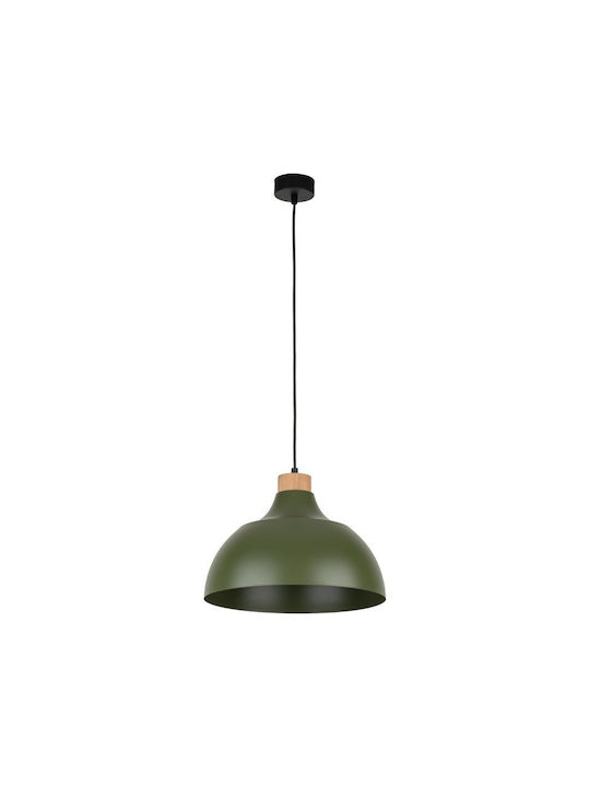 TK Lighting Cap Pendant Light Beige Bell with Socket E27 34cm