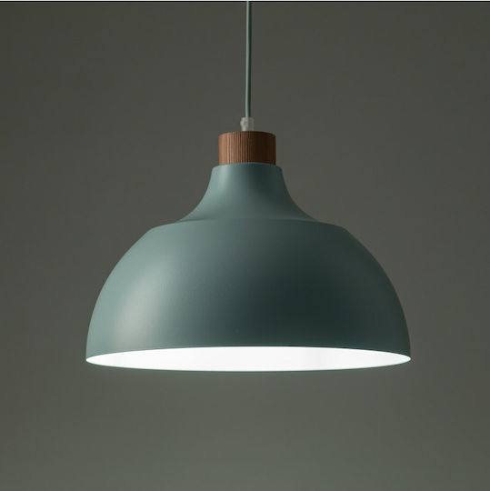 TK Lighting Cap Κρεμαστό Φωτιστικό Μπεζ Καμπάνα με Ντουί E27 34εκ.