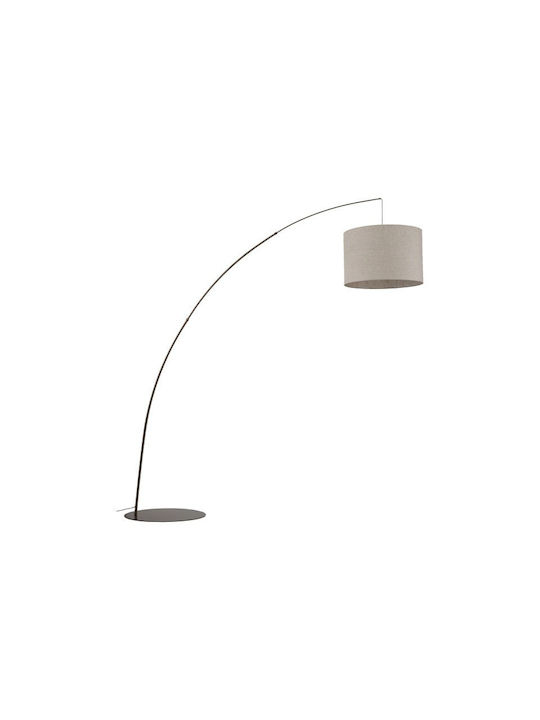 TK Lighting Φωτιστικό Δαπέδου με Ντουί για Λαμπτήρα E27 Καφέ