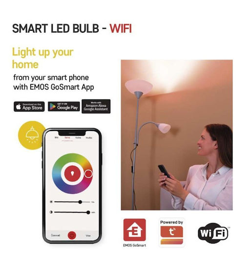 Emos Smart Bulb Lamp LED 11W for Socket E27 and Shape A60 RGB