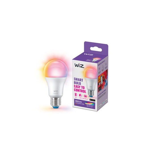 WiZ Smart Λάμπα LED 8.5W και Σχήμα A60 RGB Dimmable