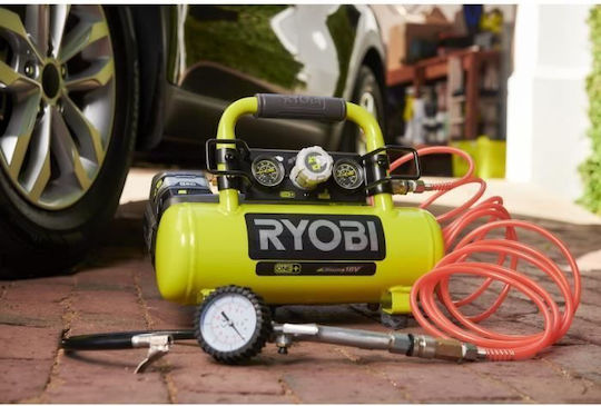 Ryobi R18AC-0 Κομπρεσέρ Αέρος με Αεροφυλάκιο 3.8lt