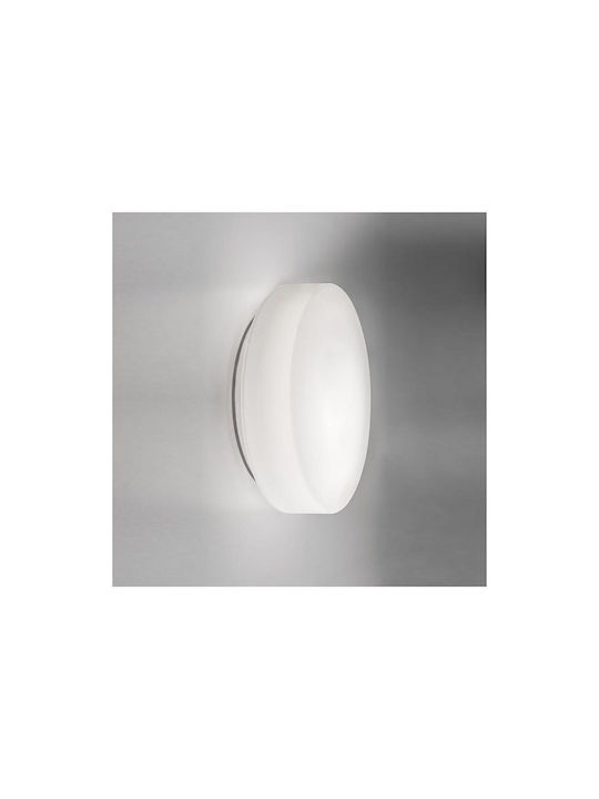 Zafferano Outdoor Ceiling Flush Mount with Integrated LED in White Color LD8742N3