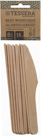 Tessera Knife Disposable Wooden 8pcs