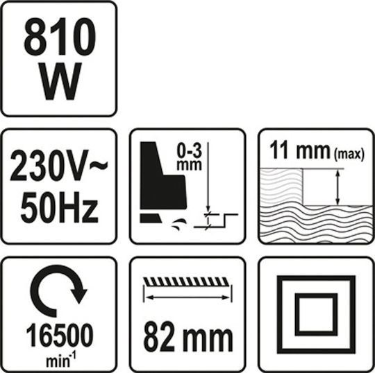Yato YT-82141 Rabota 810W cu Sistem de Aspirație