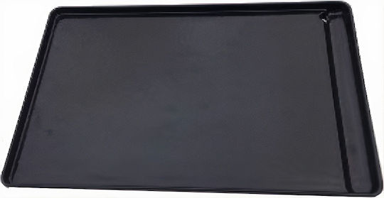 Somagic Cast Iron Flat Grilling Plate with Grease Collector 40cm x 26cm