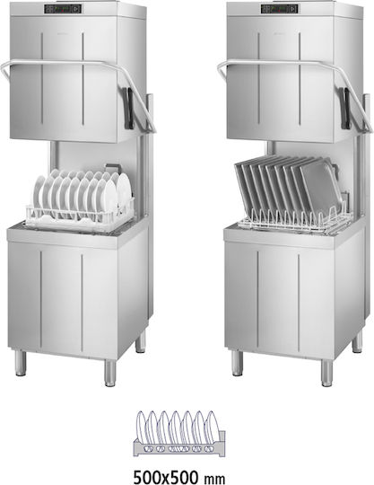 Smeg Επαγγελματικό Πλυντήριο Geschirr und Gläser Dreiphasig SPH515H