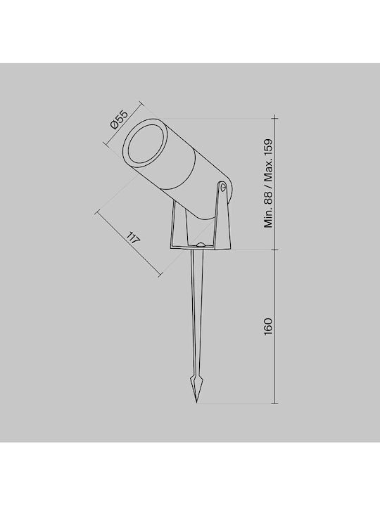 Maytoni Waterproof Led Light Fixture O050FL-L5W3K